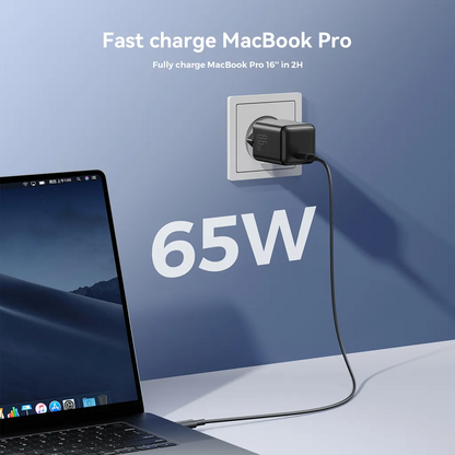 Joyroom JR-TCG18 Network Charger, 65W, 3.25A, 1 x USB-C, Black