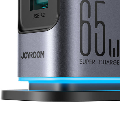 Polnilna postaja Joyroom JR-TCM02, 65W, 3.25A, 2 x USB-A - 4 x USB-C, Siva