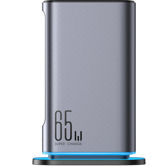 Polnilna postaja Joyroom JR-TCM02, 65W, 3.25A, 2 x USB-A - 4 x USB-C, Siva