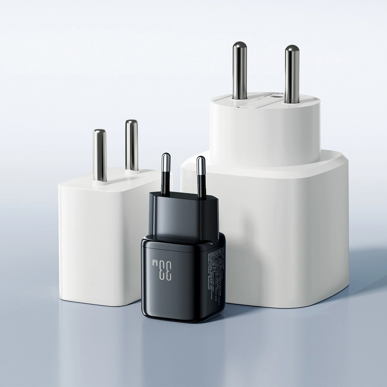 Polnilnik Joyroom JR-TG7, 33W, 3A, 1 x USB-A - 1 x USB-C, črn