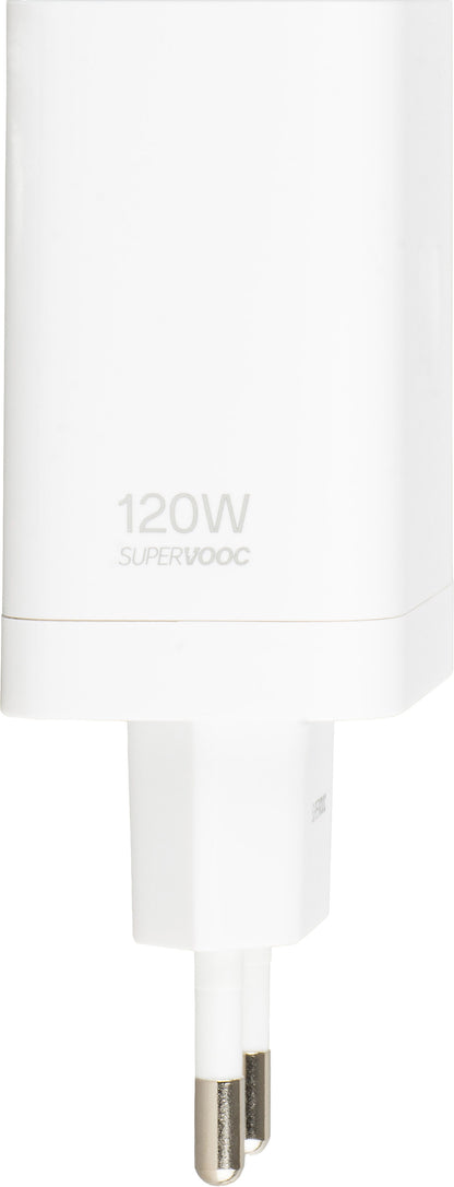 Omrežni polnilec OnePlus, 120W, 1 x USB-A, bel