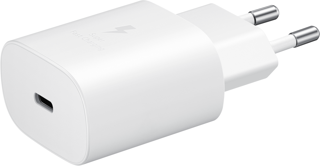 Omrežni polnilnik Samsung EP-TA800, 25 W, 3 A, 1 x USB-C, bel GP-PTU021SOAWWQ