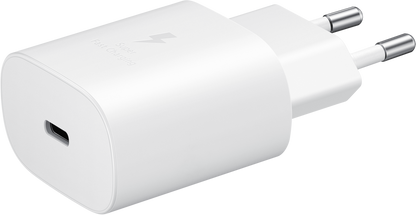 Omrežni polnilnik Samsung EP-TA800, 25 W, 3 A, 1 x USB-C, bel GP-PTU021SOAWWQ