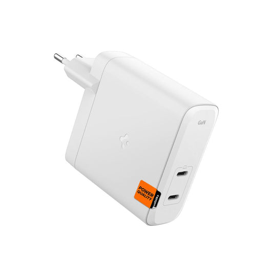 Polnilnik Spigen Arcstation Pro, 140W, 3.25A, 2 x USB-C, Bel