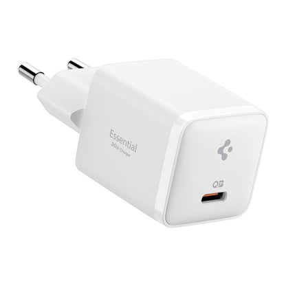 Polnilnik Spigen EE301EU Essential, 30W, 3A, 1 x USB-C, Bel ACH09492