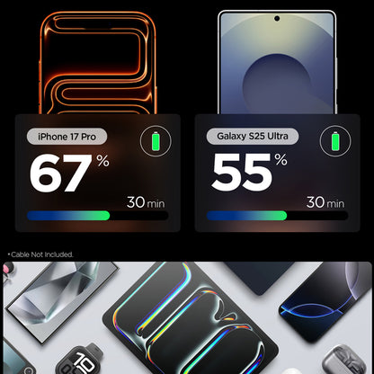 Polnilnik Spigen EE301EU Essential, 30W, 3A, 1 x USB-C, Bel ACH09492