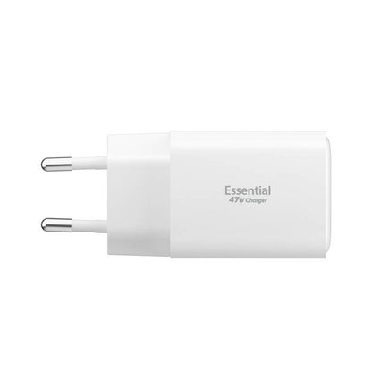 Polnilnik Spigen EE473EU Essential, 47W, 3A, 1 x USB-A - 2 x USB-C, Bel ACH09464