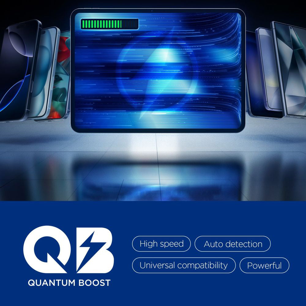 Polnilnik Spigen Essential, 35W, 3A, 1 x USB-A - 1 x USB-C, črn