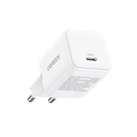 Polnilnik UGREEN X512, 20W, 3A, 1 x USB-C, Bel