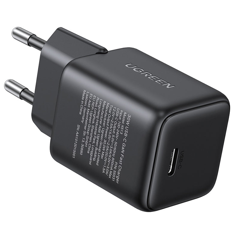 Polnilnik UGREEN X513, 30W, 3A, 1 x USB-C, Črn