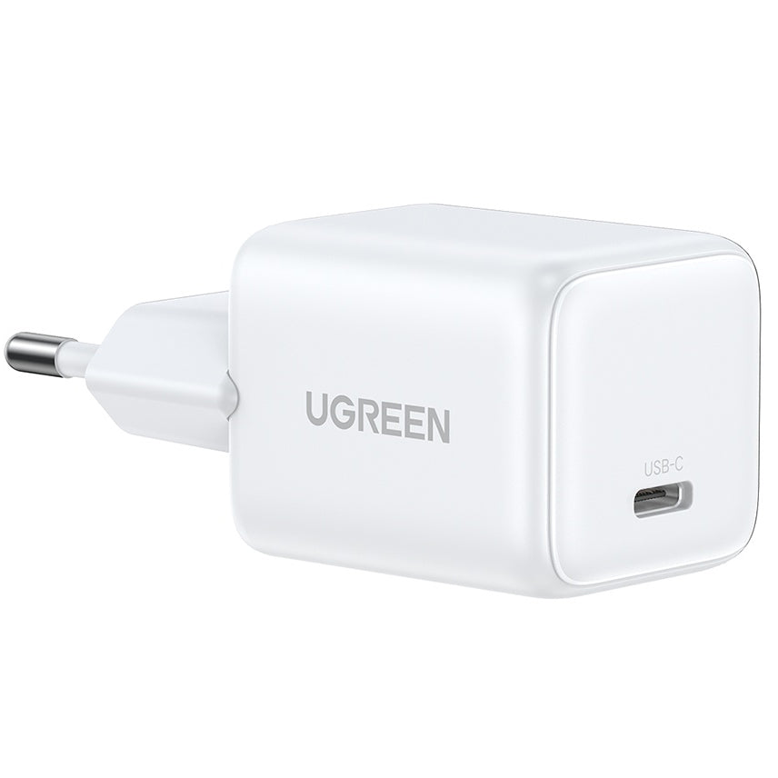 Polnilnik UGREEN X513, 30W, 3A, 1 x USB-C, Bel