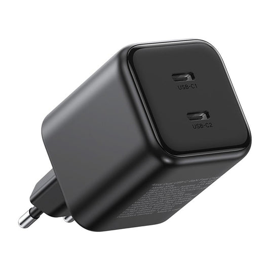 Omrežni polnilec UGREEN X526 (65058), 45W, 3A, 2 x USB-C, Črn