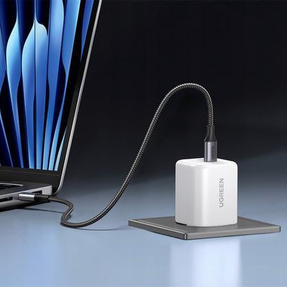 Omrežni polnilec UGREEN X526 (65154), 45W, 3A, 2 x USB-C, bel