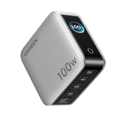 Omrežni polnilec UGREEN X773 (65620B), 100W, 1 x USB-A - 4 x USB-C, Siva