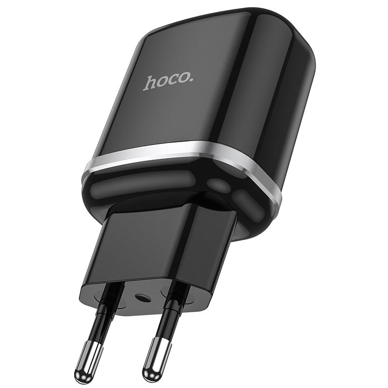 Polnilnik HOCO N3, 18W, 3A, 1 x USB-A, Črn