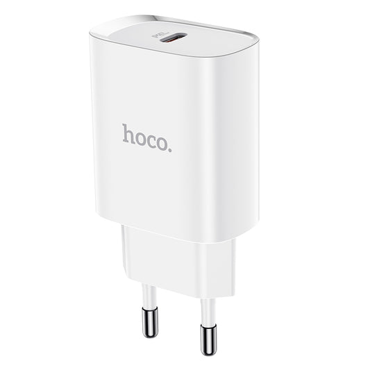 Omrežni polnilnik HOCO N14, 20 W, 3A, 1 x USB-C, bela