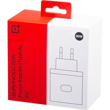 Polnilnik OnePlus, 80W, 7.3A, 1 x USB-A, Bel 5461100064
