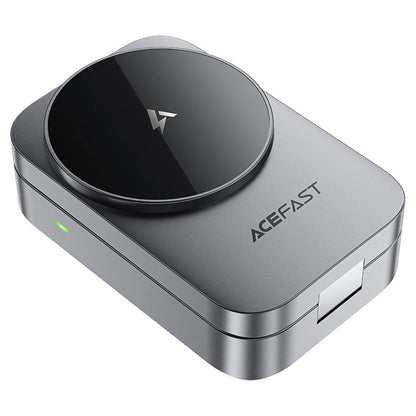 Brezžični omrežni polnilec Acefast E22 3v1, 22.5W, 1.67A, Siv
