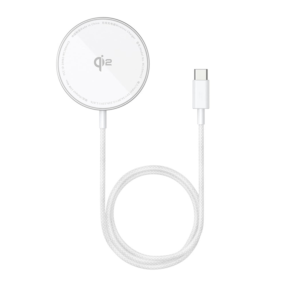 Brezžični omrežni polnilec Baseus Simple Mini4 Air, 15W, 1.67A, Srebrn P10278200S11-00