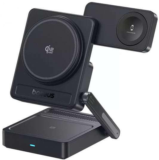 Brezžični polnilec Baseus PicoGo AF21 3v1, 35W, Črn E0205402