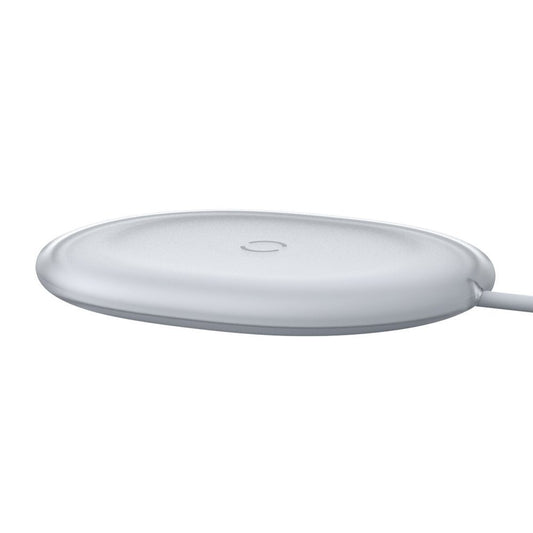 Brezžični omrežni polnilec Baseus Jelly, 15W, 1.67A, Bel WXGD-02