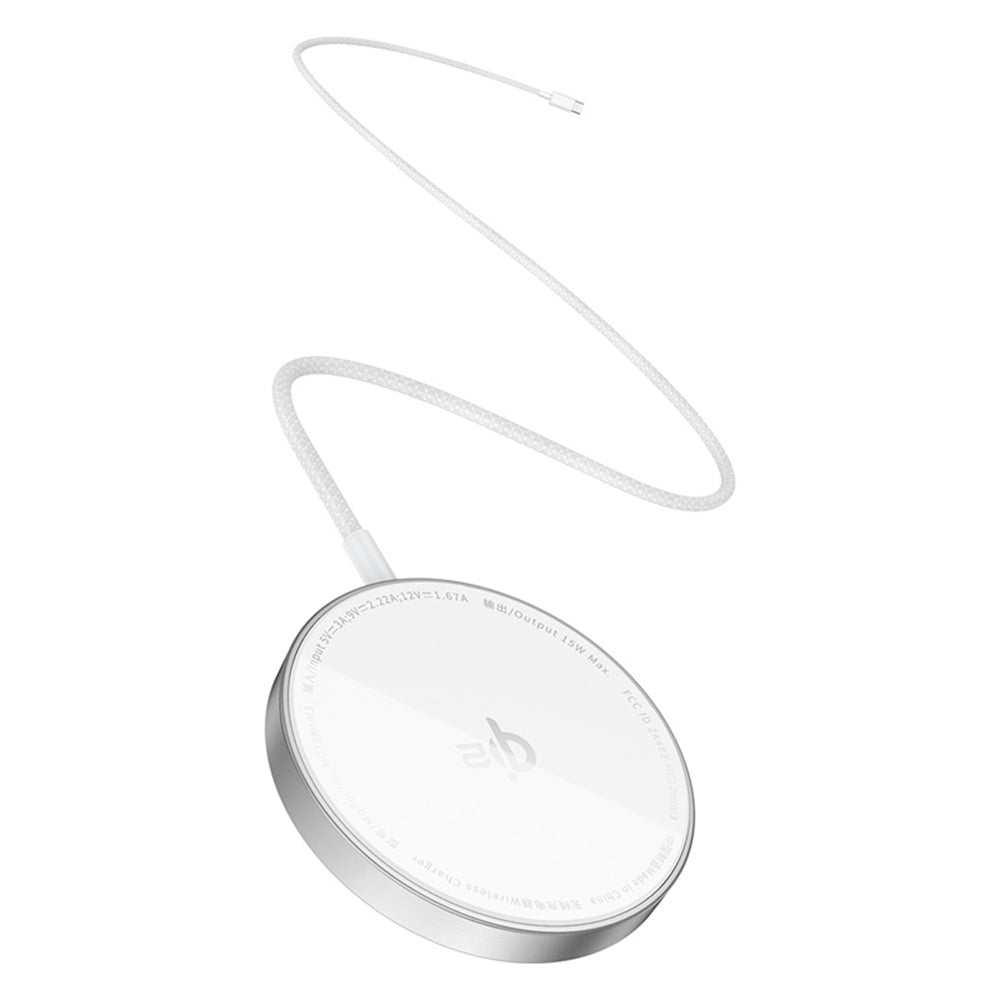 Brezžični omrežni polnilec Baseus Simple Mini4 Air, 15W, 1.67A, Srebrn P10278200S11-00