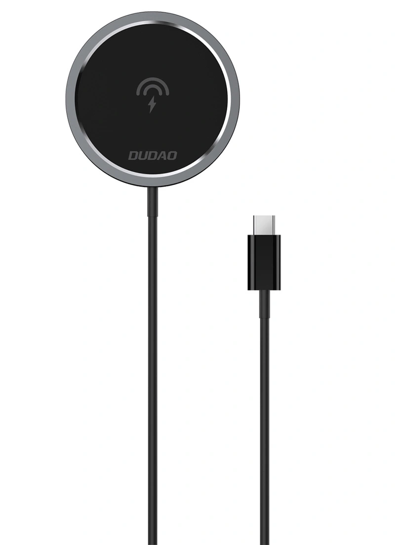 Brezžični omrežni polnilnik Dudao A12XS, 15 W, 1,67 A, črn