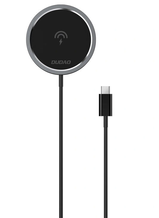Brezžični omrežni polnilnik Dudao A12XS, 15 W, 1,67 A, črn