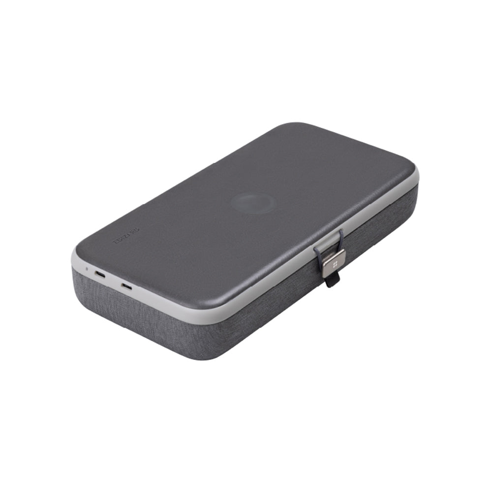 Brezžični omrežni polnilec Edizard PowerCube 3in1, 65W, 3.25A, 1 x USB-C, Siv