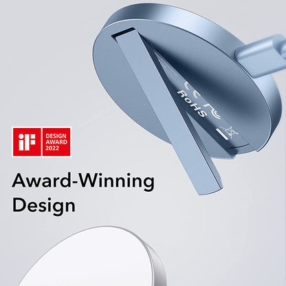 Brezžični omrežni polnilec ESR HaloLock, 15W, 1.67A, Modra