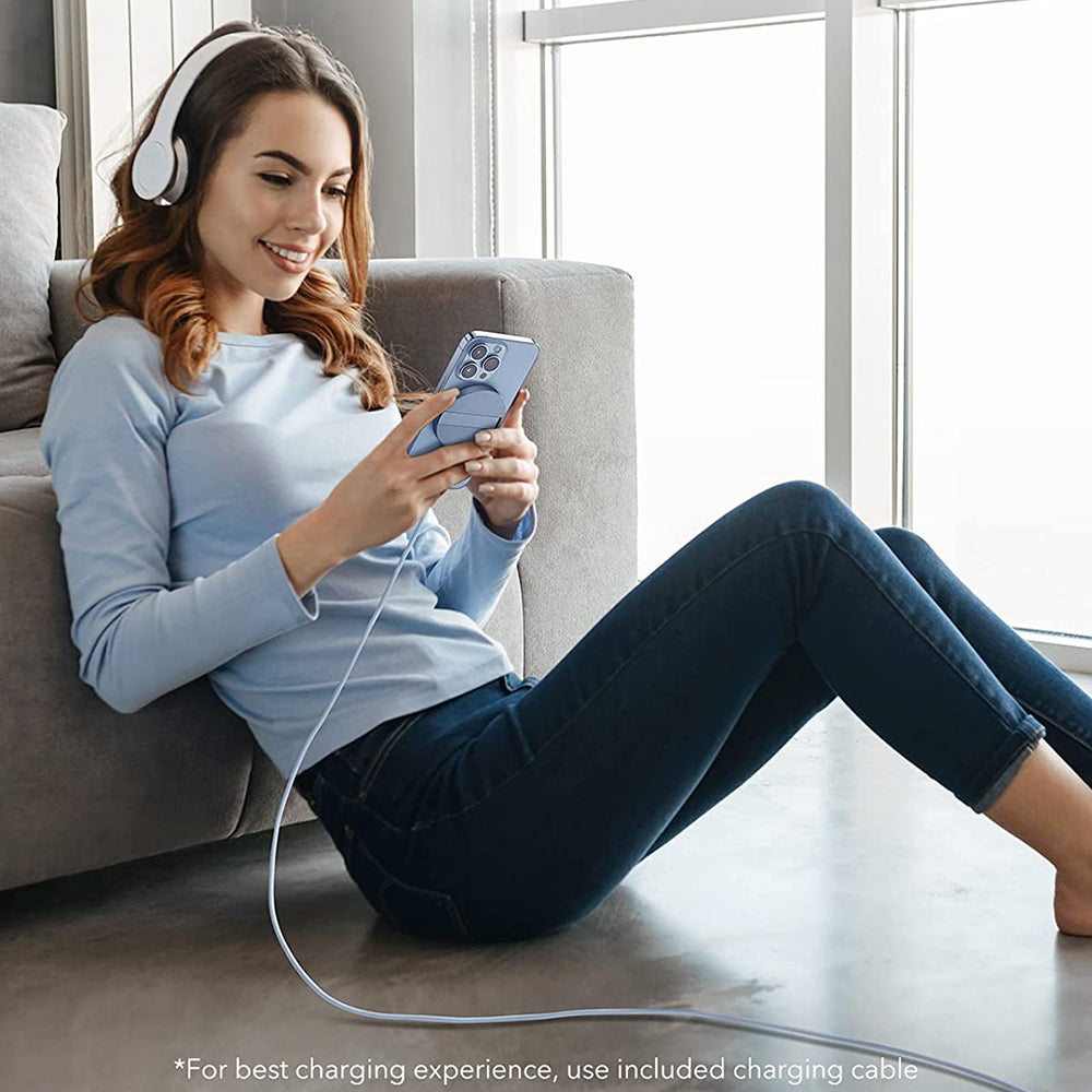 Brezžični omrežni polnilec ESR HaloLock, 15W, 1.67A, Modra