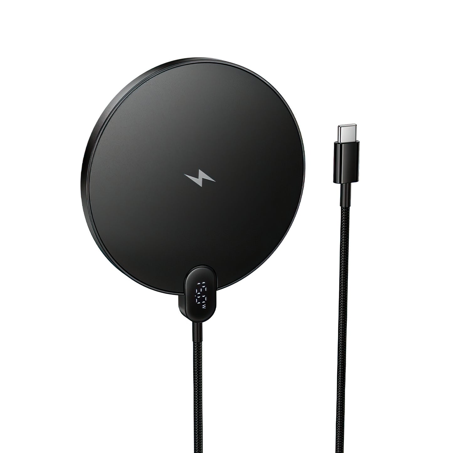 Brezžični omrežni polnilec HOCO CW62, 15W, 1.67A, črn
