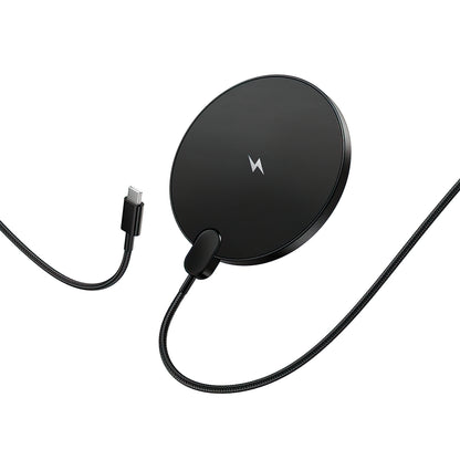 Brezžični omrežni polnilec HOCO CW62, 15W, 1.67A, črn