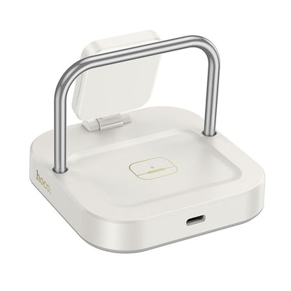 Brezžični omrežni polnilec HOCO CQ16A 3v1, 15W, 1.67A, Bel