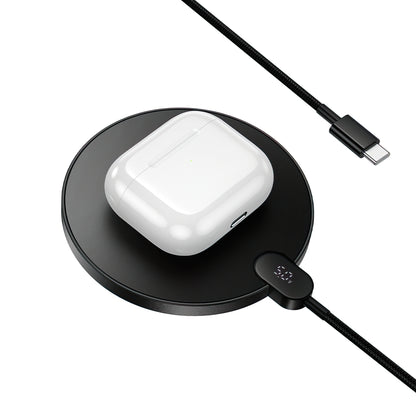 Brezžični omrežni polnilec HOCO CW62, 15W, 1.67A, črn