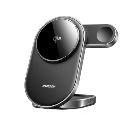 Brezžični omrežni polnilec Joyroom JR-W17 3v1, 15W, 1.67A, črn
