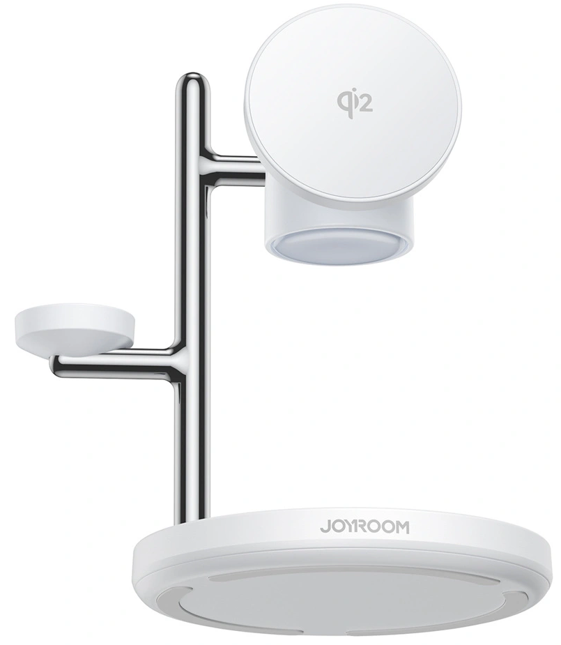 Brezžični omrežni polnilec Joyroom JR-W23 3v1, 15W, 1.67A, Bel