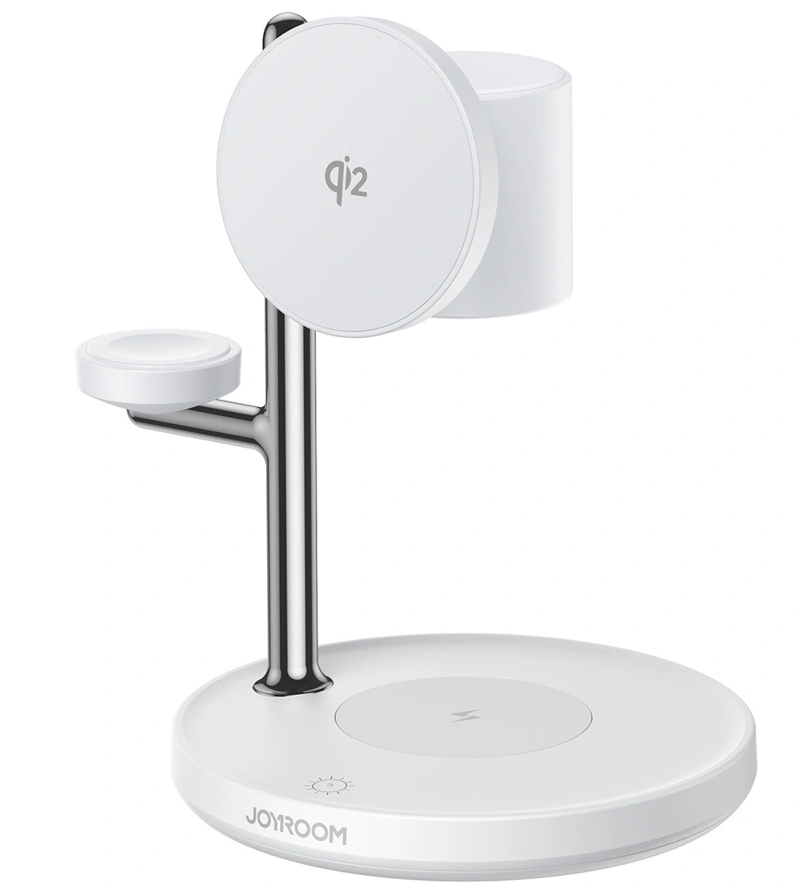 Brezžični omrežni polnilec Joyroom JR-W23 3v1, 15W, 1.67A, Bel