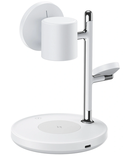 Brezžični omrežni polnilec Joyroom JR-W23 3v1, 15W, 1.67A, Bel