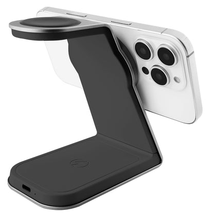 Brezžični omrežni polnilec Proove Omni Power 3v1, 15W, 1.67A, Siv WSOP15020003