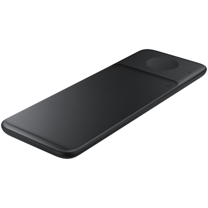 Brezžični polnilec Samsung Trio, 9W, 1A, črn, ponovno zapakiran EP-P6300TBEGEU