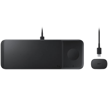 Brezžični polnilec Samsung Trio, 9W, 1A, črn, ponovno zapakiran EP-P6300TBEGEU