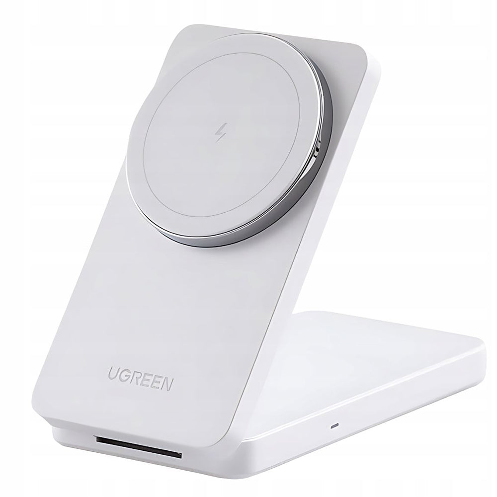 Brezžični omrežni polnilec UGREEN W528 2v1, 20W, 1.67A, Bel