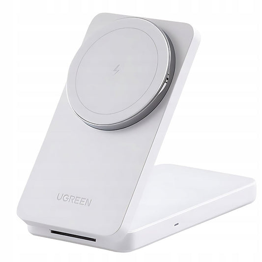 Brezžični omrežni polnilec UGREEN W528 2v1, 20W, 1.67A, Bel