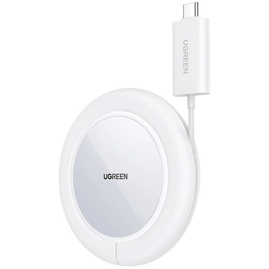 Brezžični polnilec UGREEN CD245 (40123), 15W, 1,67A, bel