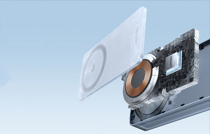 Brezžični omrežni polnilec UGREEN MagFlow 2in1, 25W, Modra