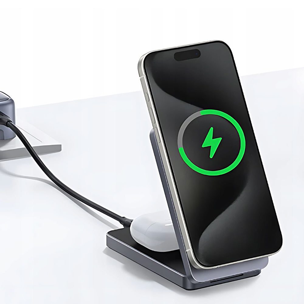 Brezžični omrežni polnilec UGREEN W528 2v1, 20W, 1.67A, Bel