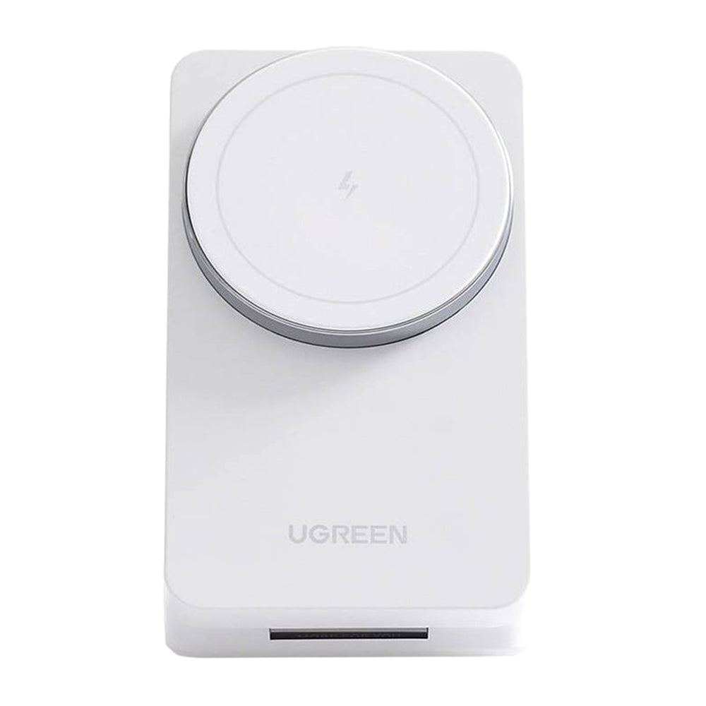 Brezžični omrežni polnilec UGREEN W528 2v1, 20W, 1.67A, Bel