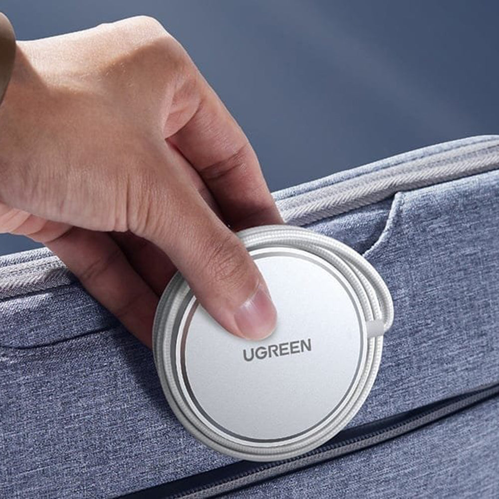 Brezžični omrežni polnilec UGREEN W703, 15W, 1.67A, Bel