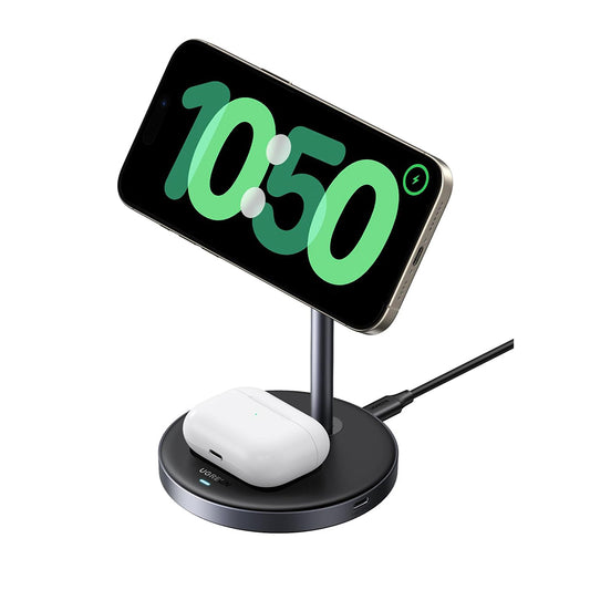 Brezžični omrežni polnilec UGREEN W710 3v1, 20W, 1.67A, 1 x USB-C, Črn
